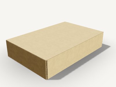 翻盖打开甜甜圈盒 3D 效果
