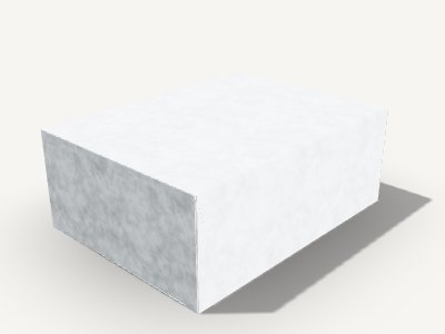 插口式邮寄盒包装 3D 效果