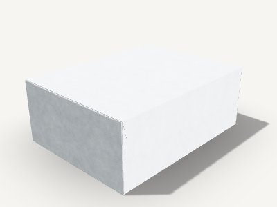 插口式饼干窗盒 3D 效果