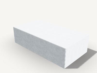 插口盒纸质·230×120×60 3D 效果
